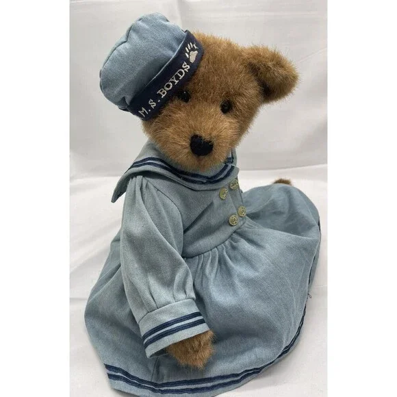 Vintage Boyds Bears Colleen HMS Unbearable Sailor Stuffed Animal Plush Toy - Picture 13 of 14